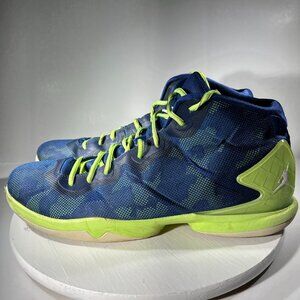 Jordan Super Fly 4 Mens Size 15 Basketball Shoes Blue Green Sneakers Nike Air